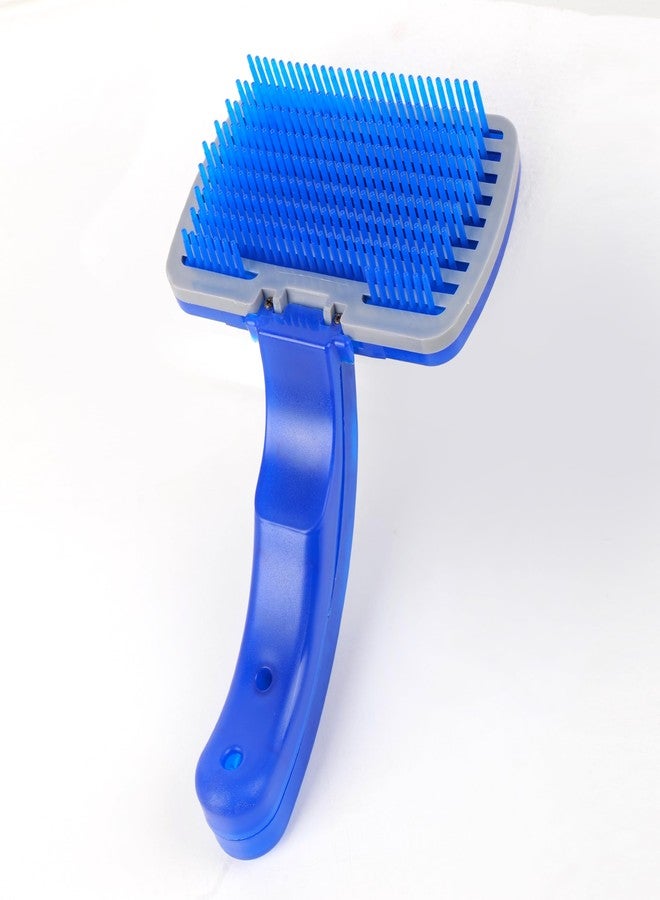 REGIIS Self-Cleaning Pet Grooming Brush, Retractable Bristles - Image 1
